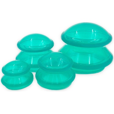 Acus Med Čínske silikónové banky 4 ks Zelená