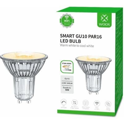 Woox R5143, WiFi Smart Bulb GU10, PAR16, 345 lm R5143