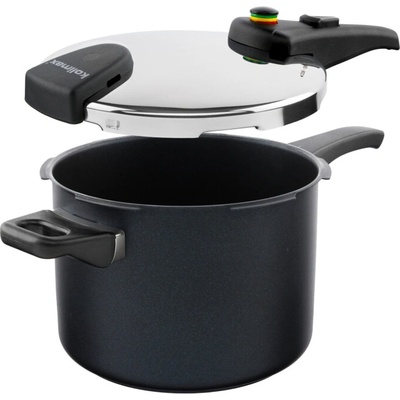 Kolimax KOLIMAX COMFORT BLACK Hrniec s pokrievkou 22 cm, 5,5 l