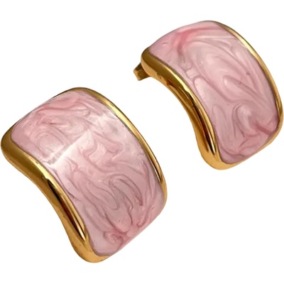 HARAHU Обеци gl-38288 - Розови kp38288 (gl-38288)