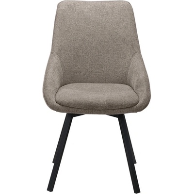 Carmen Трапезен стол Carmen WIGAN, до 120кг, дамаска, праховобоядисана метална база, въртене на 360°, бежов (bt-3532083_1)