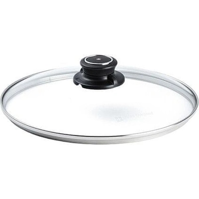 Swiss Diamond PEL24 Sklenená pokrievka s nastaviteľným ventilom pre riady Swiss Titan 24cm