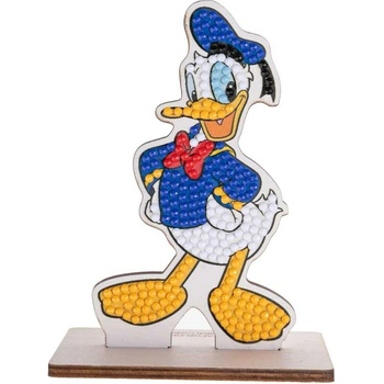 Craft Buddy Комплект за диамантена бродерия, Craft Buddy, Crystal Art Buddies, Доналд Дък, 7 части