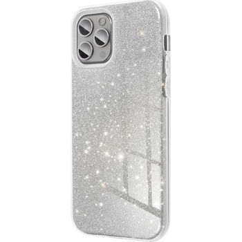 Zadní silikonový kryt Shining Bling Samsung Galaxy A34 5G stříbrné
