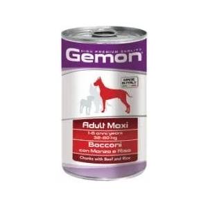 Gemon Gemon Beef and Rice Adult Maxi - Хапки с говеждо и ориз за големи породи - опаковка 1. 250 кг