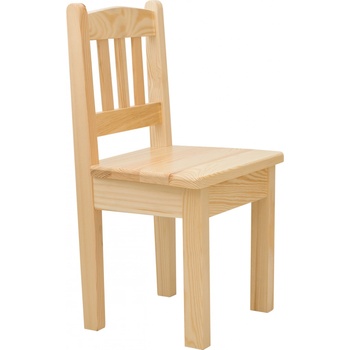 Via-nábytek Dětská židlička Borovice lakovaná
