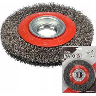 Kotoučový kartáč Yato nerezový 150 mm