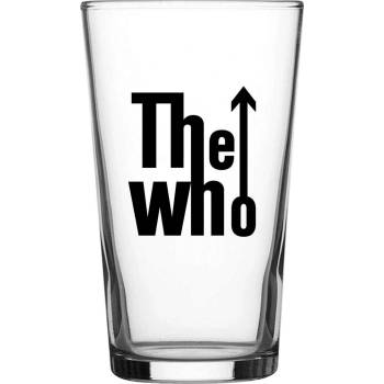 RAZAMATAZ стъклена чаша the who - classic logo - razamataz - bg006