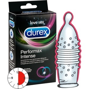 Durex Mutual Pleasure - презервативи за задържане - 10 броя - lovesexshop