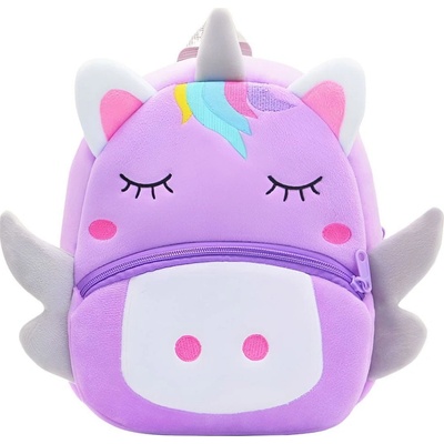 EXCELLENT Semišový Unicorn fialový