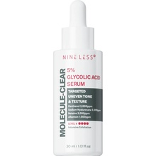 NINE LESS Molecule-Clear 5% Glycolic Acid Serum 30 ml