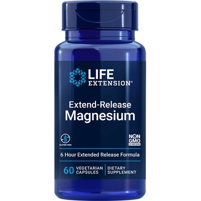 Life Extension Магнезий (цитрат, оксид) 250 mg 60 V капсули с удължено освобождаване | Life Extension (02107 LE)