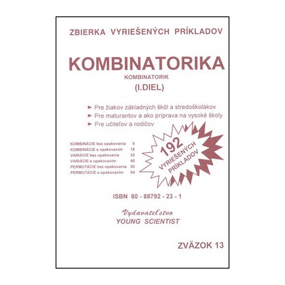 Kombinatorika I.diel - Iveta Olejárová, RNDr. Marián Olejár