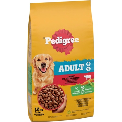 Pedigree Adult s hovädzím mäsom a zeleninou 2 x 12 kg