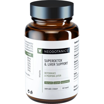 Superdetox & Liver Support 60 kapsúl