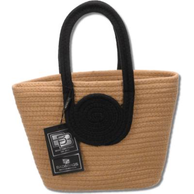 BAD&BAGS kabelka polyester béžová