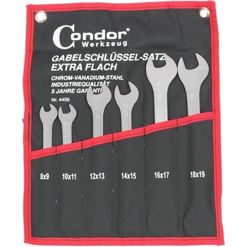 Condor ploché kľúče 8 - 19 mm extra tenké kalené sada 6 dielov 100-01771