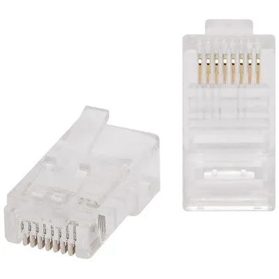 VEZ RJ45 Cat5 конектор за UTP пач кабел, 100 бр. в опаковка 05232 (05232)
