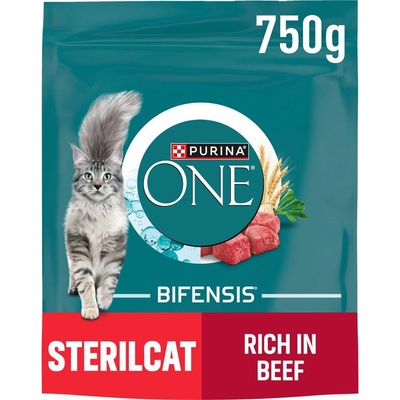 PURINA ONE Bifensis Sterilcat с говеждо и пшеница 750 г