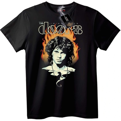 NOONEBRAND Тениска The Doors Jim Morrison - 2XL, Black