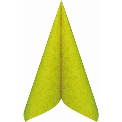 Airland ubrousky z netkané textílie Premium “dekor R” žlutozelené 40x40cm