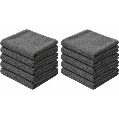 Top textil 10dílná sada školních ručníků Top 30 x 50 cm tmavě šedá