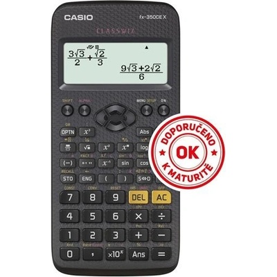Casio FX 350 CE X Školní vědecká kalkulačka 45012479