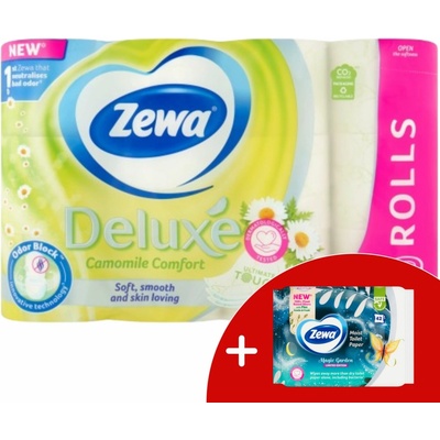 Zewa Deluxe Aquatube Camomile Comfort 24 ks
