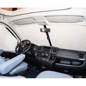 REMIS Ролетна щора за предно стъкло Ford Transit Custom от 2012 г. нататък сива (374180) - shop - 1 036,59 лв