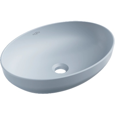 Mexen Cornelia мивка на плот 50 x 37 cm, сиво-син мат - 21885069 (21885069)