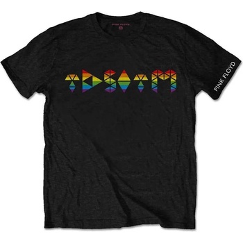 Pink Floyd Риза Dark Side Prism Initials Unisex Black 2XL (PFTEE120MB05)