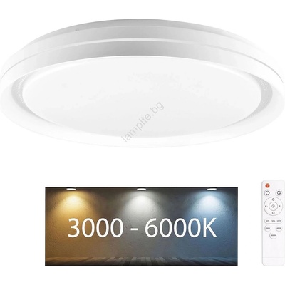 Polux Led Димируем плафон за баня eliza led/48w/230v ip44 + д. у (sa2140)