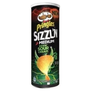 Pringles цвърчаща заквасена сметана 160 г