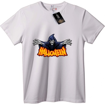 NOONEBRAND Тениска Жътваря за Хелоуин - 7XL, White