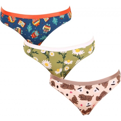 Dedoles 3PACK veselé dámske nohavičky (GMFB22357)