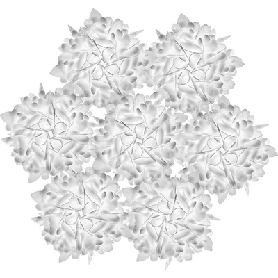 SLAMP ПЕНДЕЛ veli 9x12w e27 БЯЛ (velsovsflg04t00000)