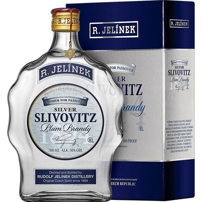 R. Jelínek Slivovice Silver Kosher 42% 0,7 l (kazeta)