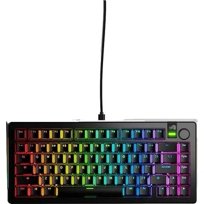 Glorious GMMK 3 PRO 75% Prebuilt Wired GLO-KB-GMMK3-PRO-75-PB-FOX-W-BLK-US