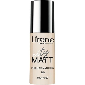 Lirene City Matt Fluid 207 Beige fluidní make-up s matujícím účinkem 30 ml