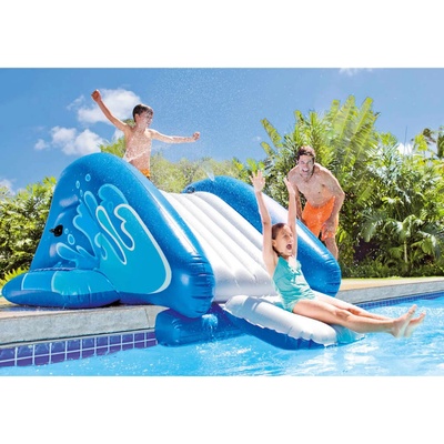 INTEX Надуваема водна пързалка "Kool Splash" синя (3202862)