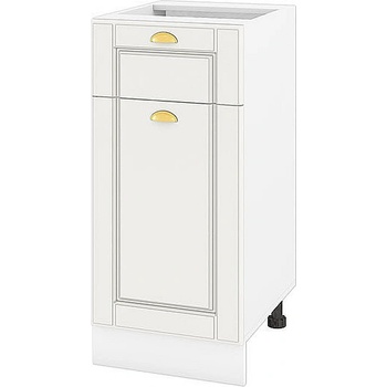 ИРИМ Долен кухненски шкаф Сити БФ-Бяло мат-09-74 ляв 40 см