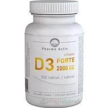 Pharma Activ Vitamin D3 FORTE 2000 I.U. 100 kapsúl