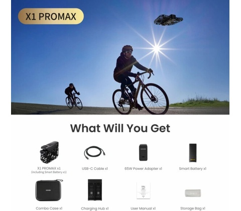 HOVERAir X1 Pro Max Basic Combo dron černý