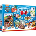 Trefl Настолна игра Mix & Play 8 в 1 - Paw Patrol - Детска (02597)