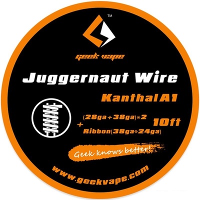 GeekVape Kanthal A1 Juggernaut Drát 3m 28GA+38GAx2+Ribbon