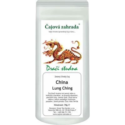 Čajová zahrada China Lung Ching zelený čaj Dračí studna zelený čaj 0,5 kg