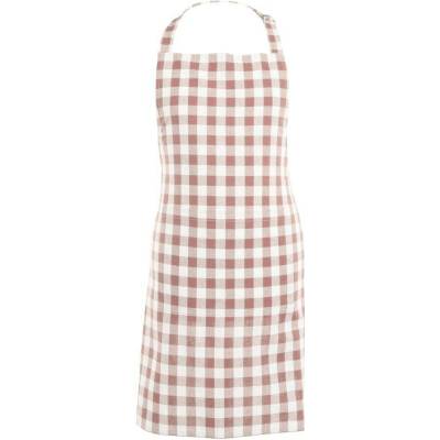 Tiseco Home Studio Gingham zástěra růžová