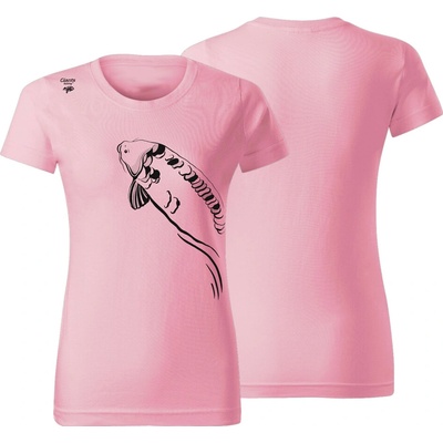 Giants Fishing tričko dámske plávajúci Kapor ružové