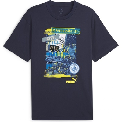 PUMA Тениска Puma Manchester City FtblNRGY+ T-Shirt Adults - Navy