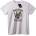 NOONEBRAND Тениска Брадите Над Всичко Череп - 2XL, White